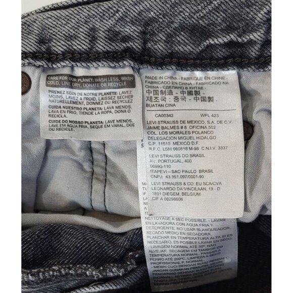 Levis 501 Womens Distressed Denim High-Waisted Button Fly Cutoff Shorts Size 26 - Picture 9 of 11